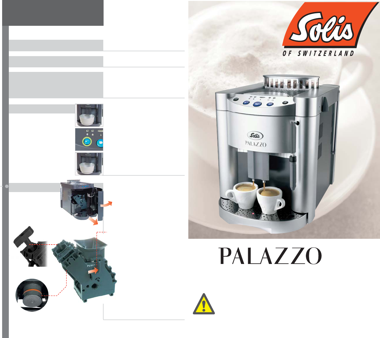 solis palazzo coffee machine manual