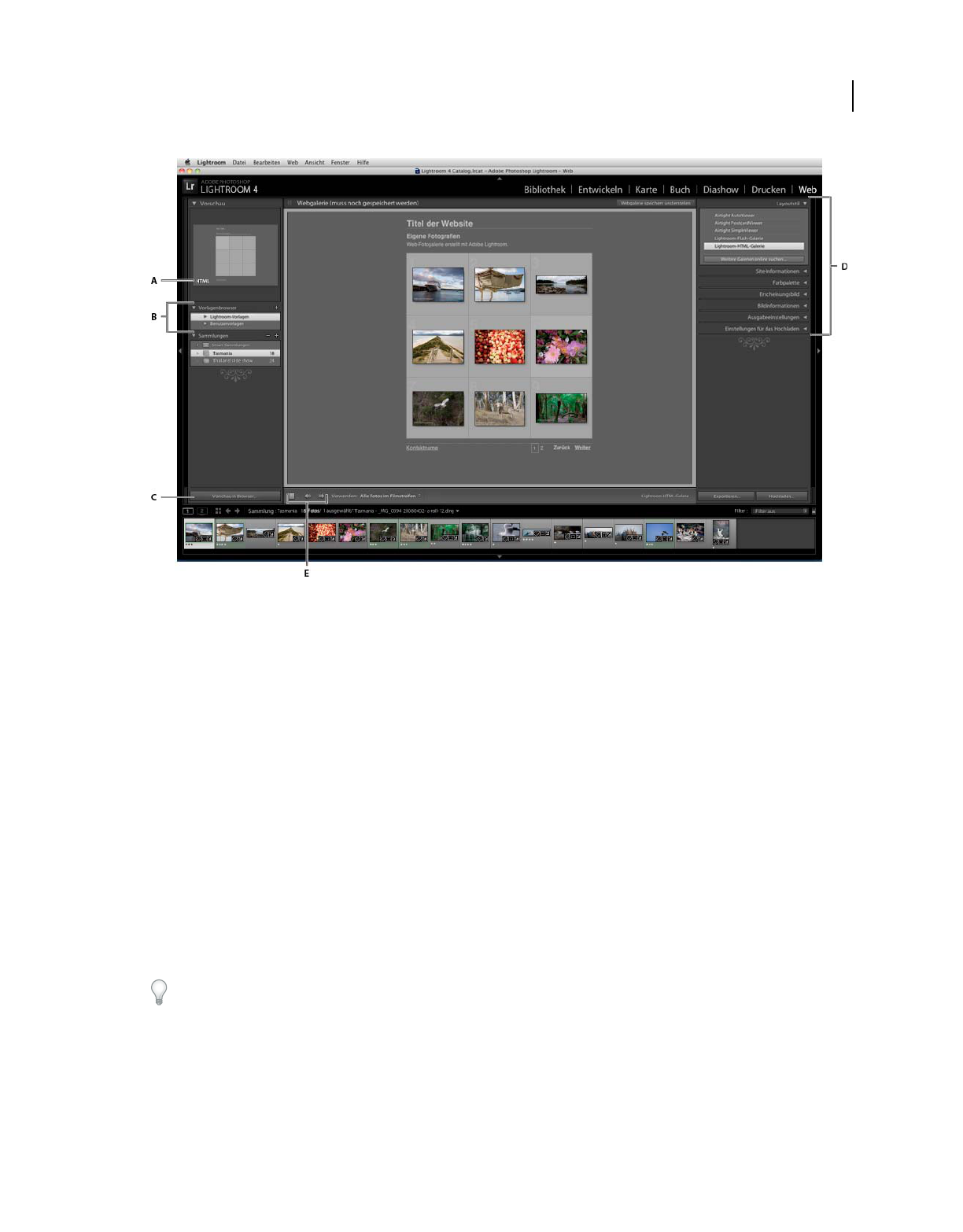 Bedienungsanleitung Adobe Photoshop Lightroom 4 Seite 21