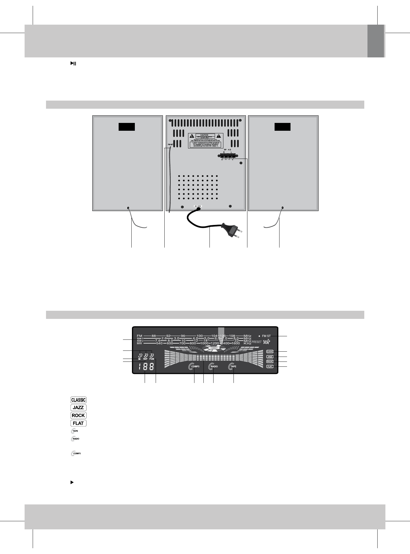 Bedienungsanleitung JGC TCD629 (Seite 5 von 24) (Deutsch