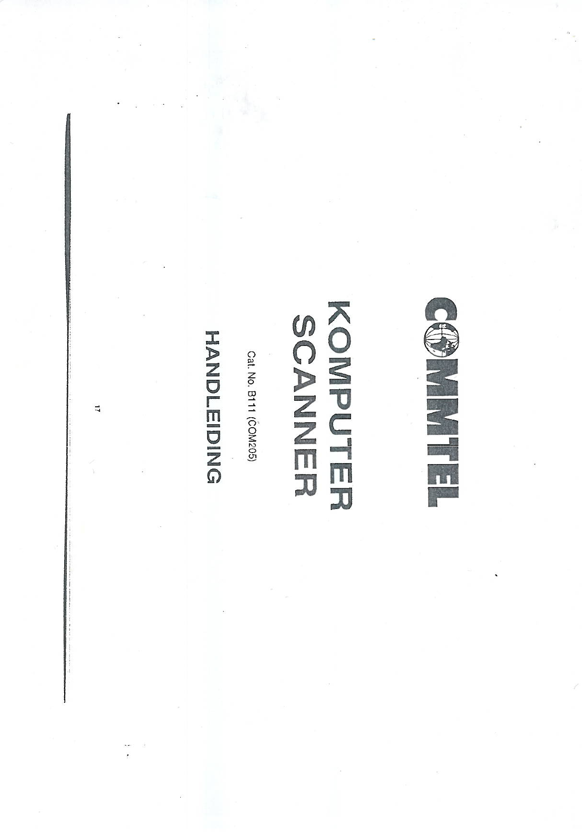 commtel scanner manual
