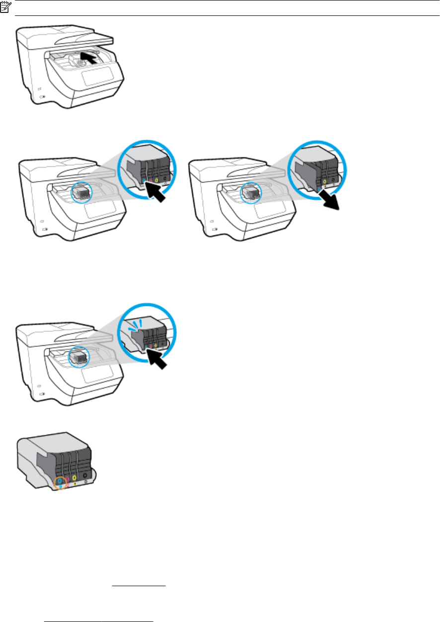 hp officejet pro 8720 printhead appears to be missing