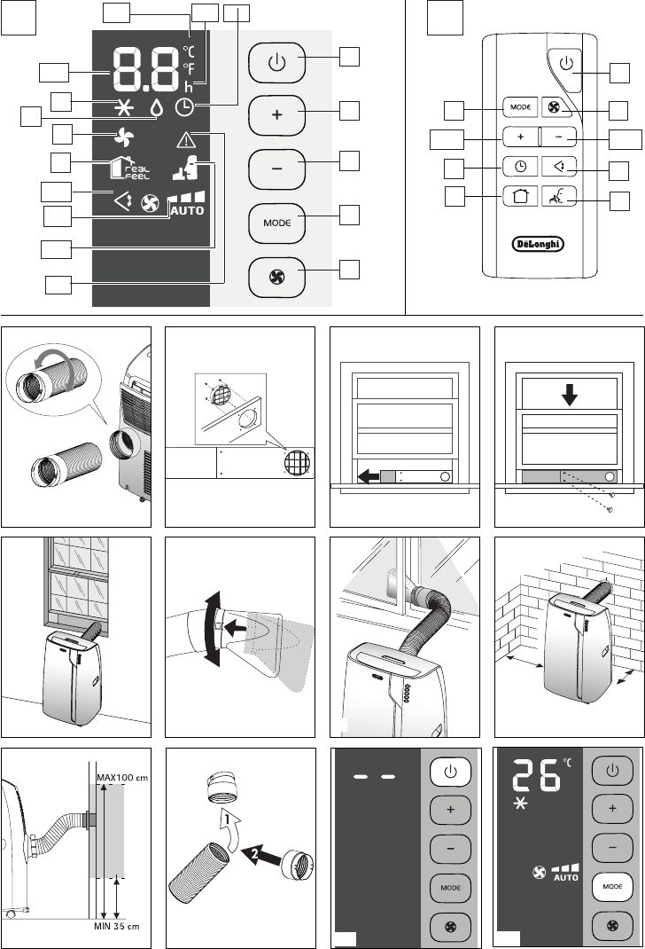 Bedienungsanleitung DeLonghi Pinguino PAC EX SILENT series Seite