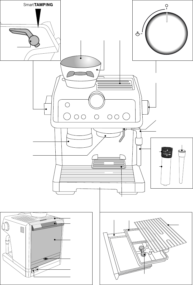 Bedienungsanleitung DeLonghi La Specialista EC9335.M Seite 5 von