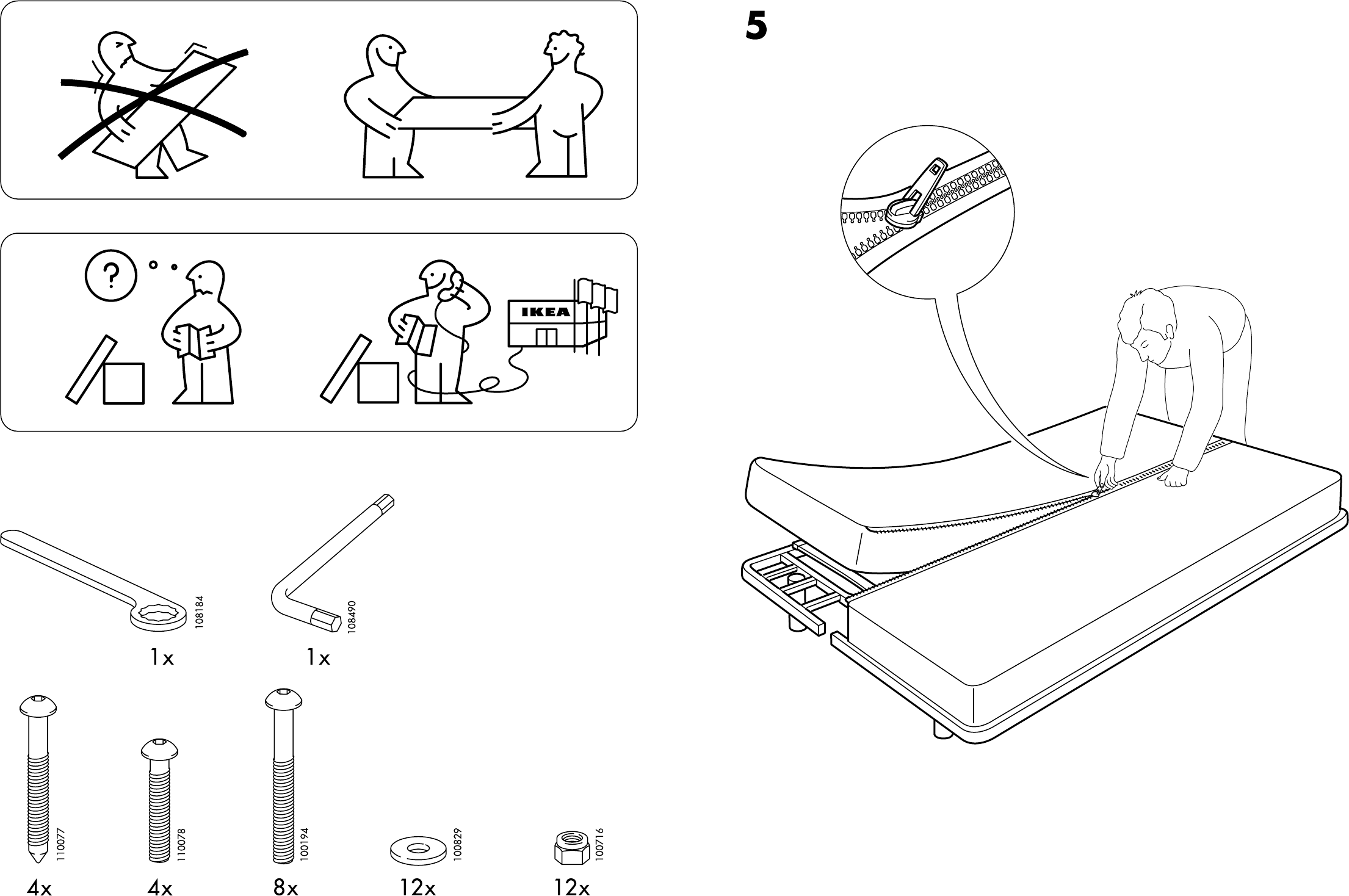 Ikea Beddinge Anleitung