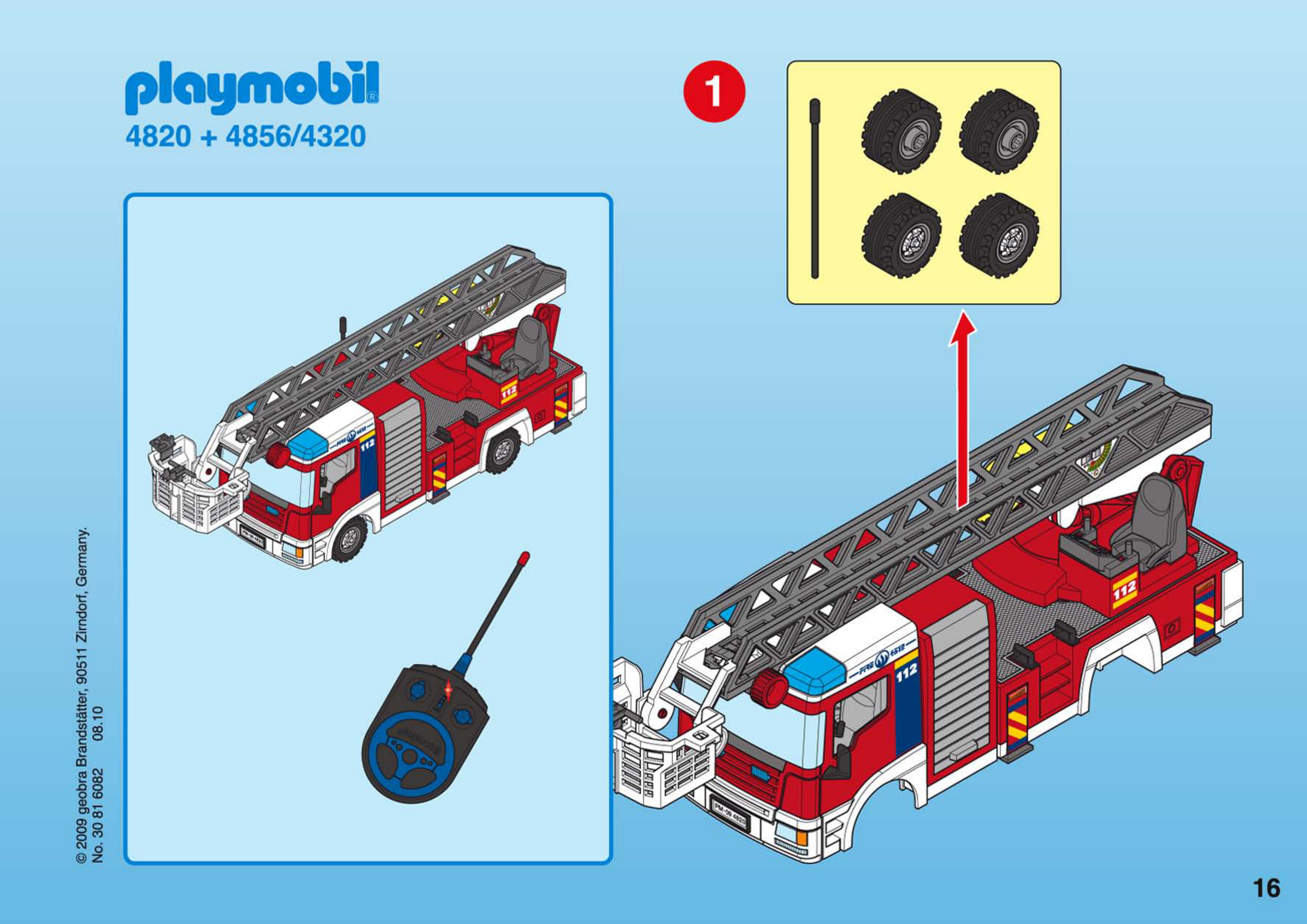 Bedienungsanleitung Playmobil 4820 (Seite 16 von 16) (Dänisch, Deutsch